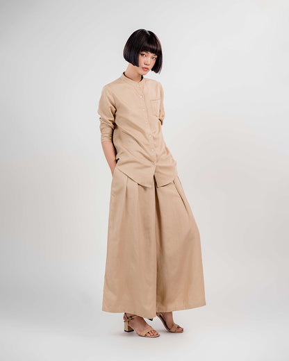 Linen Emancipation Shirt 1925 / Beige