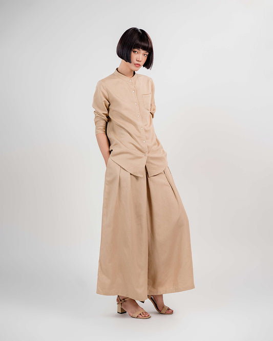 Linen Emancipation Shirt 1925 / Beige