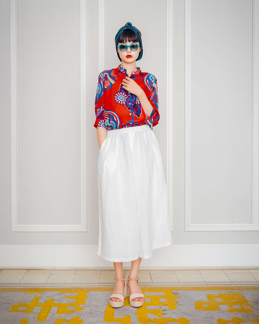 Silk Emancipation Shirt 1925 / Red Dragon Dreams