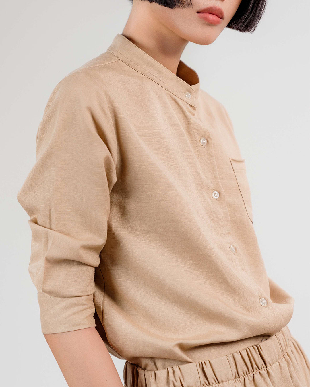 Linen Emancipation Shirt 1925 / Beige