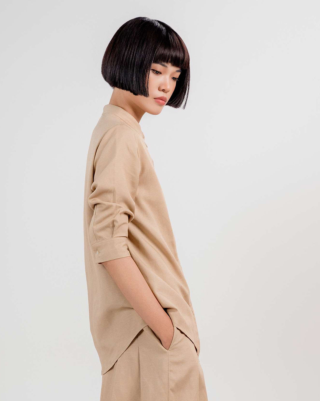 Linen Emancipation Shirt 1925 / Beige
