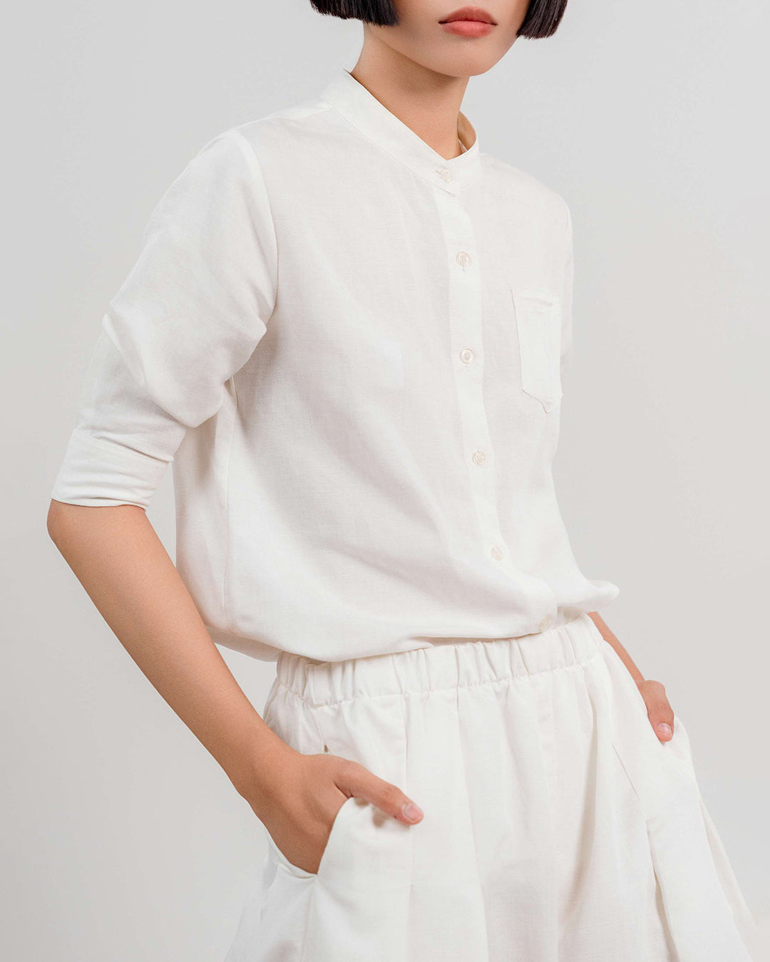 Linen Emancipation Shirt 1925 / White