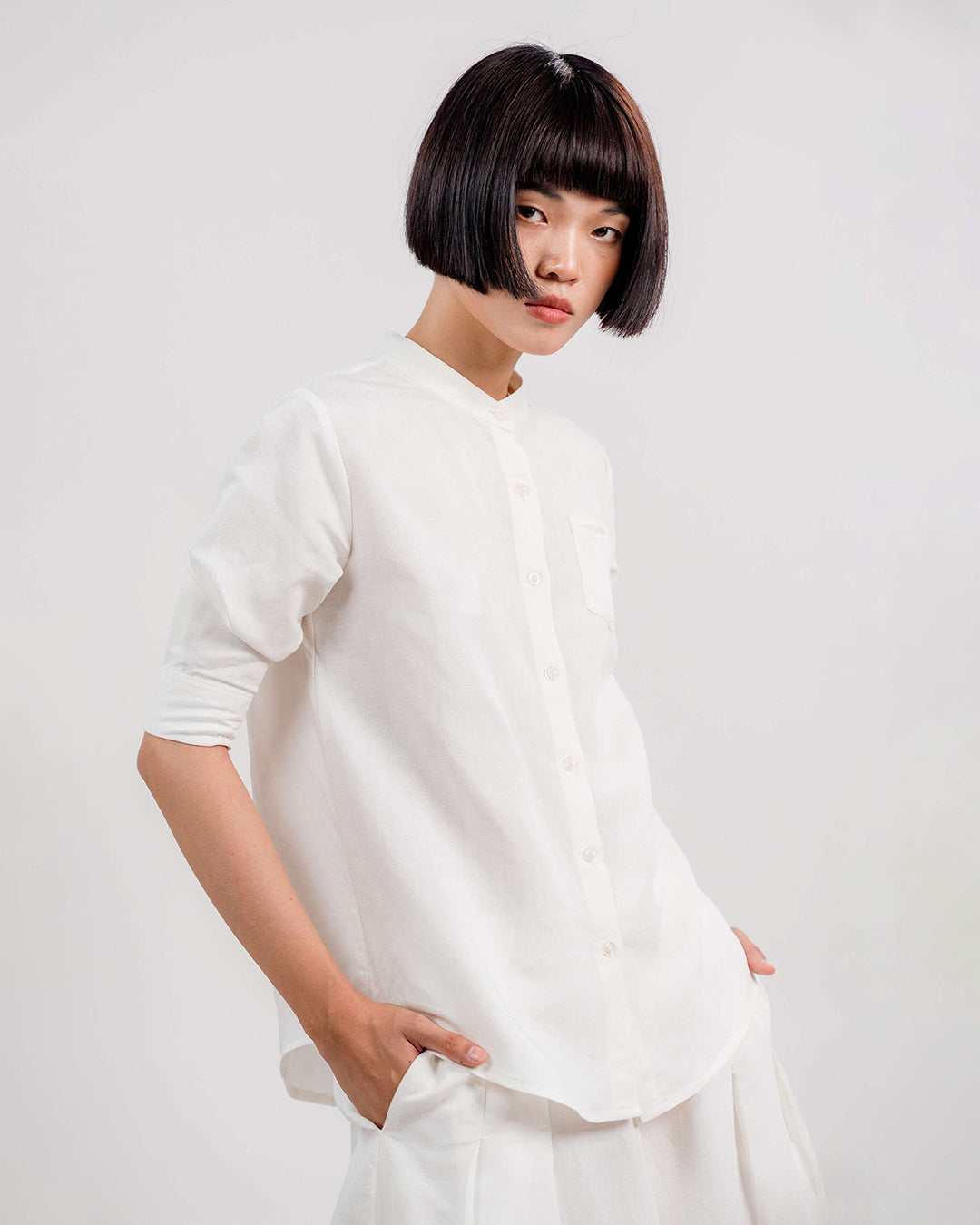 Linen Emancipation Shirt 1925 / White
