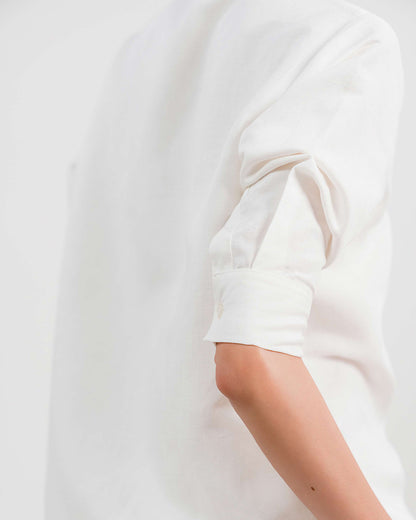 Linen Emancipation Shirt 1925 / White