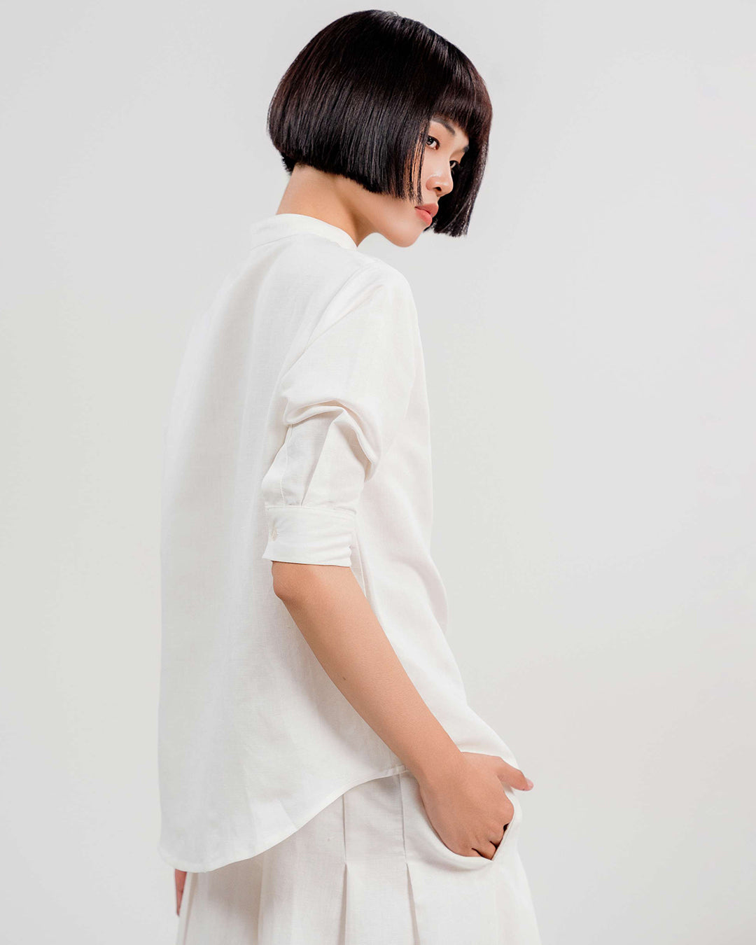 Linen Emancipation Shirt 1925 / White