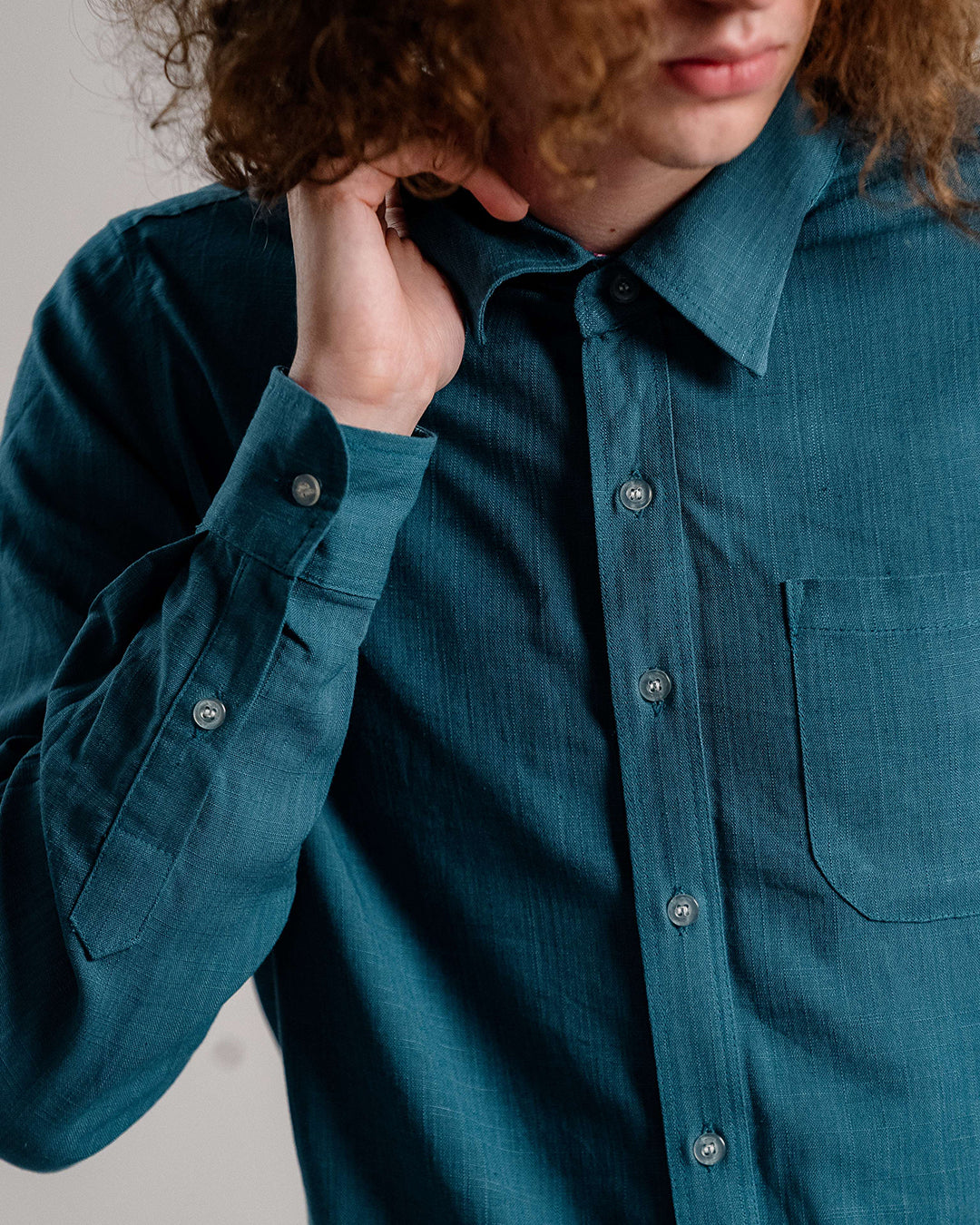 Linen Classic Shirt 1870 / Mallard Green