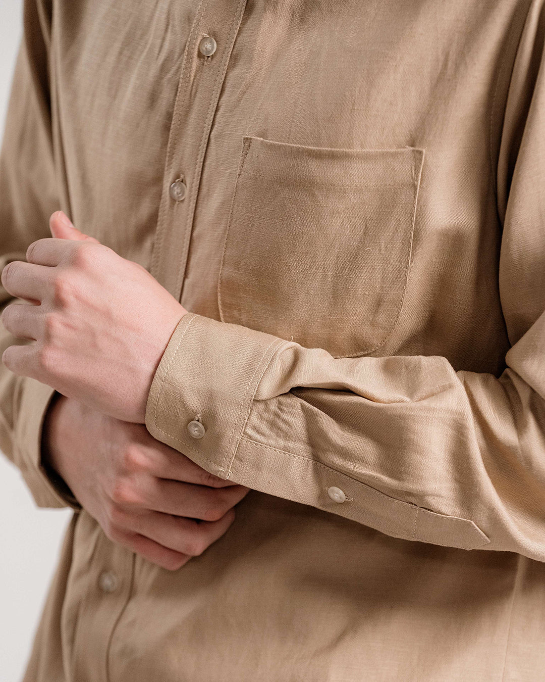 Linen Classic Shirt 1870 / Beige