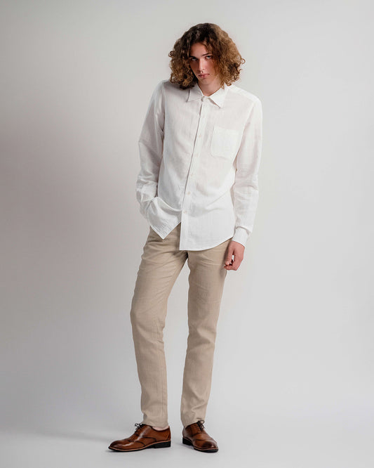 Linen Classic Shirt 1870 / White