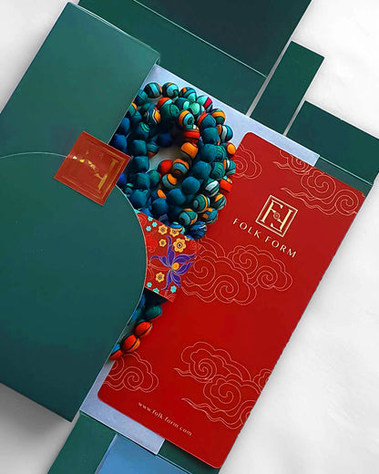 Bag & Soft Box Set / Dark Green / 13x22x3cm / 5x9x1in