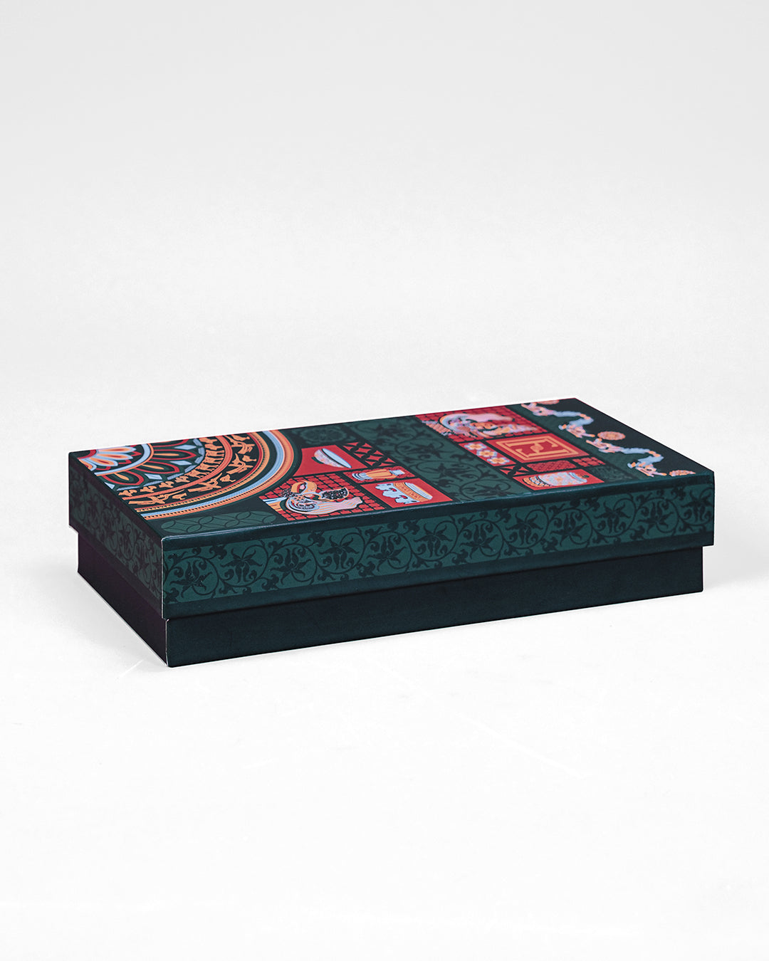 Bag & Hard Box Set / Dark Green / 11x23x5cm / 4x9x2in