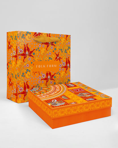 Bag & Hard Box Set / Orange / 29x29x9cm / 12x12x4in