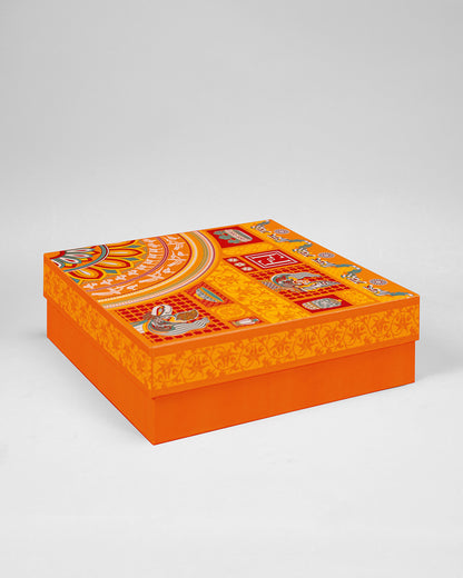 Bag & Hard Box Set / Orange / 29x29x9cm / 12x12x4in