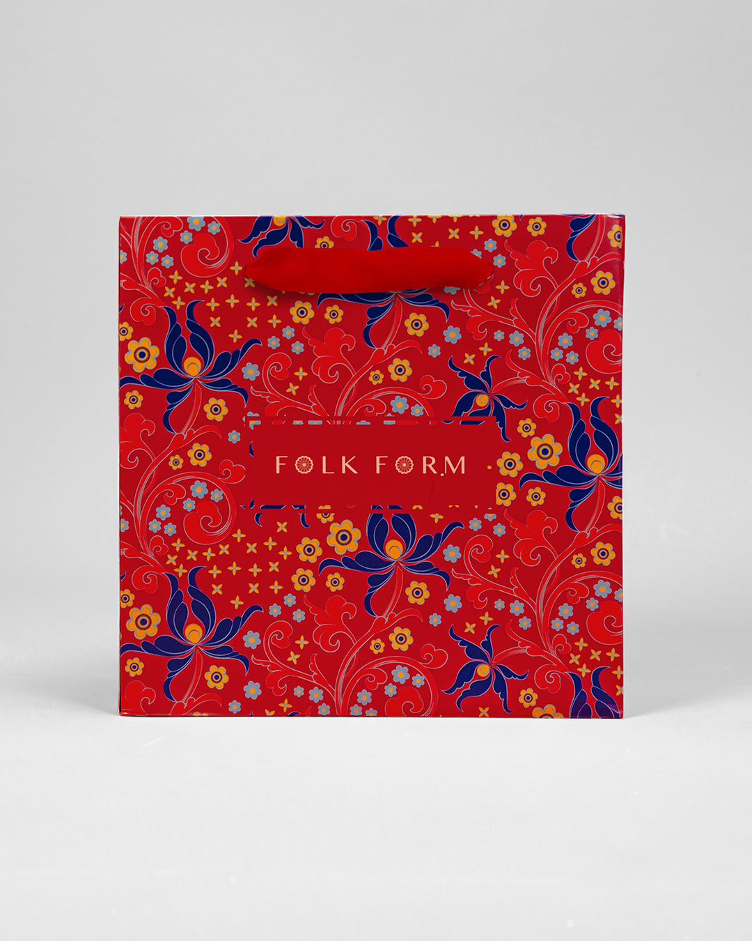 Bag & Hard Box Set / Red / 23x23x7cm / 9x9x3in