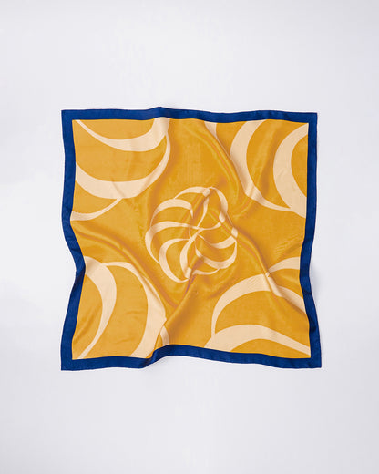 Peace In Mind Silk Square Scarf / 55x55cm / 22x22in