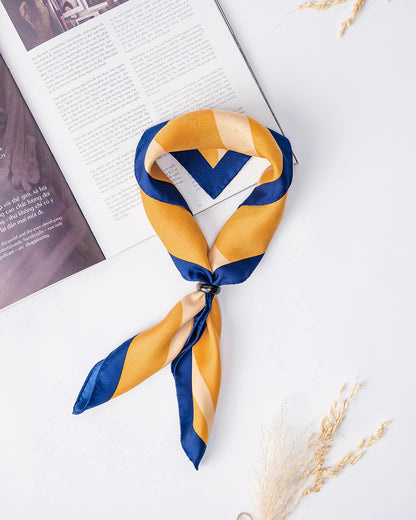 Peace In Mind Silk Square Scarf / 55x55cm / 22x22in